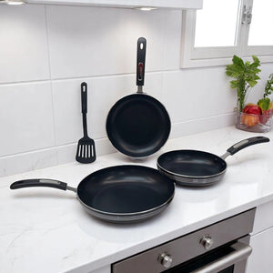 Set de Sartenes Antiadherentes 3 Piezas Alsasa Línea Premium – 20, 24 y 30 cm