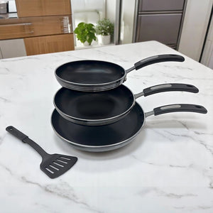 Set de Sartenes Antiadherentes 3 Piezas Alsasa Línea Premium – 20, 24 y 30 cm