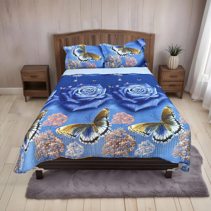 Juego de Cubrecama Reversible de 3 Piezas 3D Estampado - Istambul