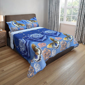 Juego de Cubrecama Reversible de 3 Piezas 3D Estampado - Istambul