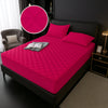 Juego Protector de Colchón Acolchado e Impermeable con Sobrefundas 2/3 Piezas Marruecos Collection - Fucsia
