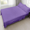 Set de Sábanas Sólidas 1800 Hilos de Fibra de Bambú 3/4 Piezas - Púrpura