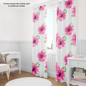 1 Panel de Cortina Blackout con Ojal Sioux Falls – Decorativa, Aislante de Luz y Ruido – 137x213 cm