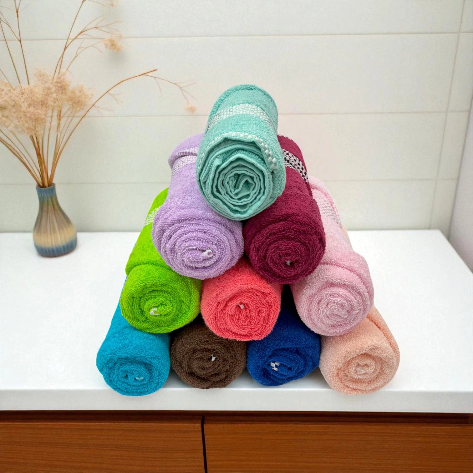 Toalla para Baño Hilasal 100% Algodón – Colección Egyptia – Varios Col