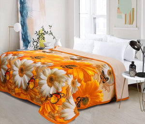 Frazada con Reverso Piel de Oveja 1450 Gramos Bouquetex (Torre Eiffel Rojo)