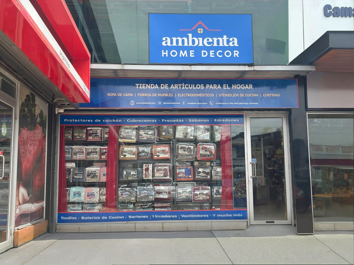 Fachada de la tienda Ambienta Home Decor en Yram Plaza