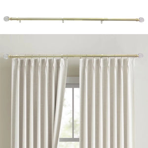Galería para Cortina Extensible Dorada o Plata con Terminal de Cristal - ambientado en el hogar
