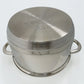Base de olla Epicure by Joseph Marcus en acero inoxidable compatible con inducción, gas, eléctrica y vitrocerámica.