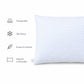 Almohada refrescante Pacific Home con beneficios de tela transpirable, fresca, suave al contacto y soporte confortable.