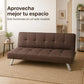 Sofá Cama Reclinable Convertible 175 cm con Tapizado Acolchado - Beneli Home