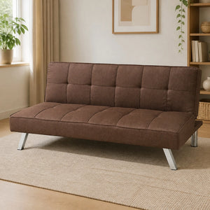 Sofá Cama Reclinable Convertible 175 cm con Tapizado Acolchado - Beneli Home