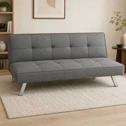 Sofá Cama Reclinable Convertible 175 cm con Tapizado Acolchado - Beneli Home