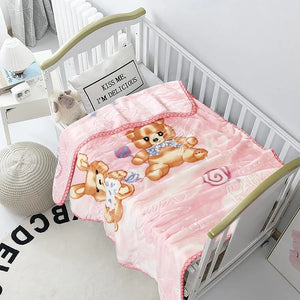 Frazada para Bebé de Peluche Suave 100x130 cm con Diseño Infantil | Dania