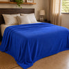Frazada Afelpada Nube 190 x 190 cm | Súper Suave para Cama - Azul