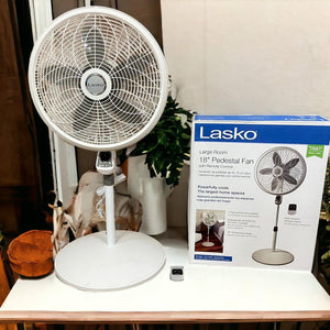 Ventilador de Pedestal con Control Lasko 18'' Pulgadas