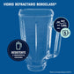 Vaso de vidrio refractario Boroclass de 1.25 litros para licuadora Oster BLST4655, resistente a ingredientes hirviendo.