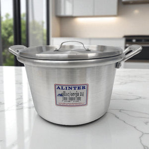 Set de Cocina de Aluminio Ollas Sartén y Lechero Alinter Eco - ambientado en el hogar