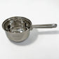 Interior de olla con mango Epicure by Joseph Marcus de 16 cm y 1.5 litros en acero inoxidable, con medidor interno visible.