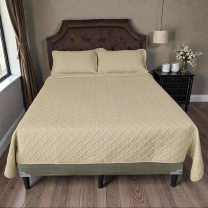 Set de Cubrecama Reversible Pacific Home 3 Piezas en Microfibra – Full/Queen y King