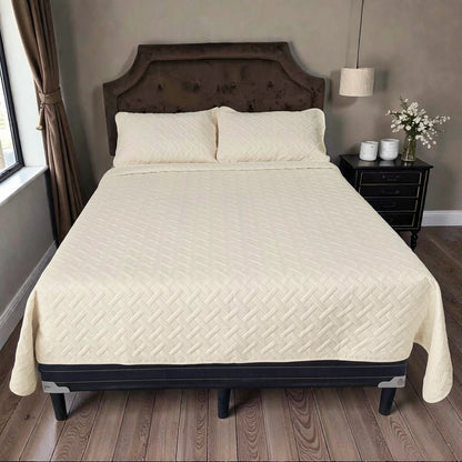 Set de Cubrecama Reversible Pacific Home 3 Piezas en Microfibra – Full/Queen y King