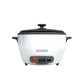 Olla Arrocera BLACK+DECKER RC514 14 Tazas Cocidas (7 Crudas) con Tapa de Vidrio