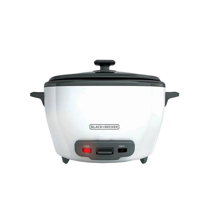 Olla Arrocera BLACK+DECKER RC514 14 Tazas Cocidas (7 Crudas) con Tapa de Vidrio