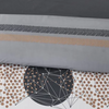 Juego de Sábanas 3/4 Piezas –  Colección Coco Diseños Geométricos - Gris Marrón Abstracto