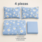 Set de Cubrecama Reversible 3/4 Piezas con Sábana Ajustable y Fundas – 8 Diseños
