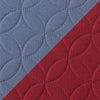 Set de Protectores Reversibles para Sofá 3+2+1 Metz - Scarlett Classics - Azul Grisáceo / Vino